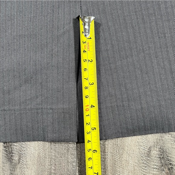 Banana Republic Knee Length Modest Gray Pencil Skirt Size 14 - Picture 5 of 8